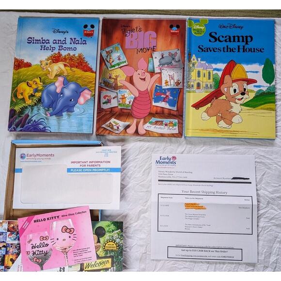 Disney Wonderful World Of Reading Lot Of 3 Hardcover Books - Picture 1 of 5